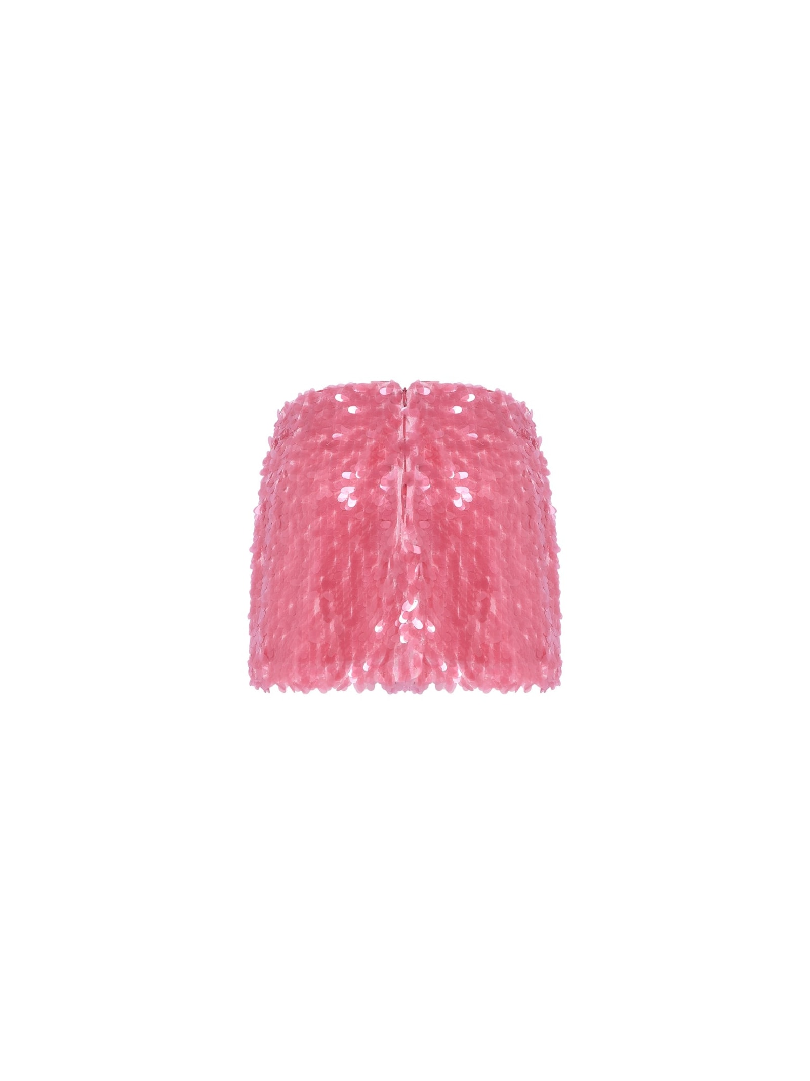 Saia Curta Mareh Escama Rosa Shop Ginger