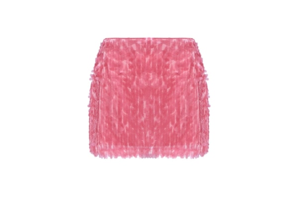 Saia Curta Mareh Escama Rosa