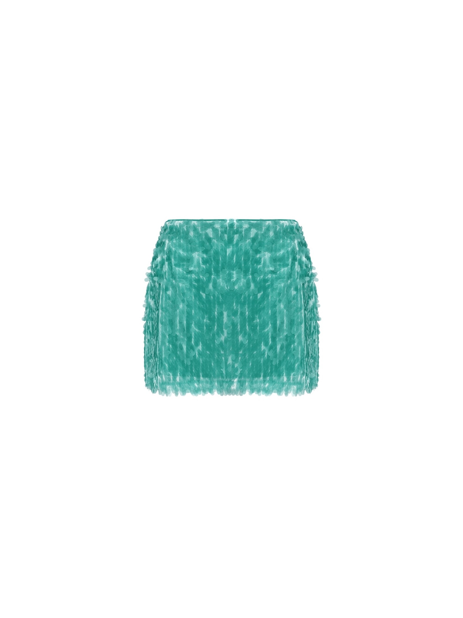 Saia Curta Mareh Escama Verde Shop Ginger