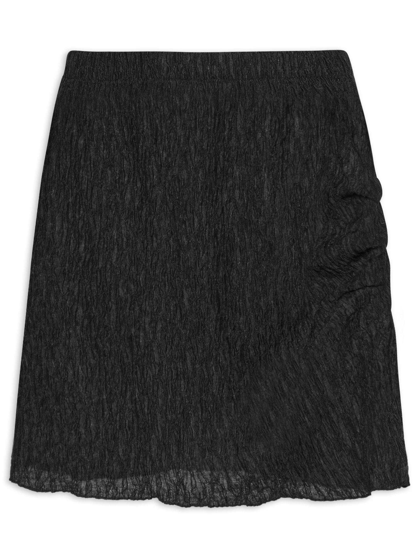 Saia Curta Texturizada Preto Market 33