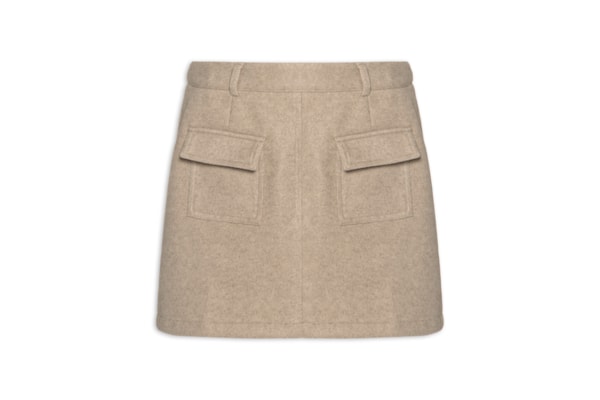 Saia Curta Utilitária - Bege
