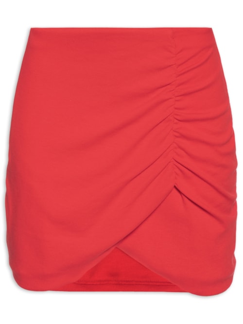Saia Drapeada - Vermelho