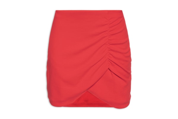 Saia Drapeada - Vermelho