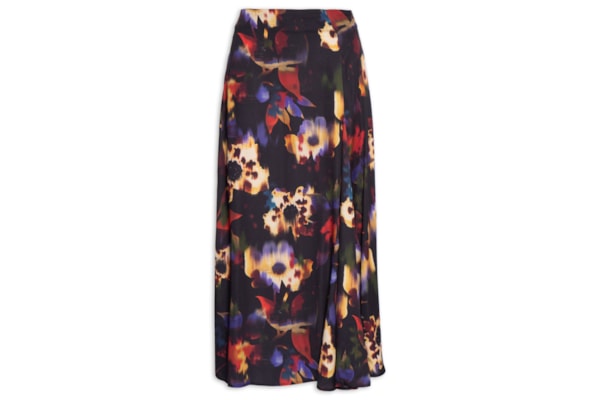 Saia Est Floral Glitch - Preto