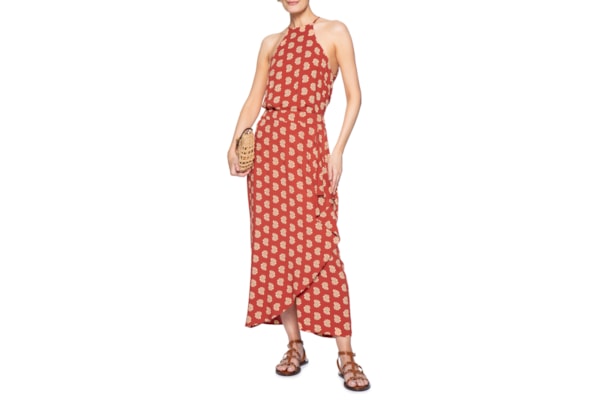 Saia Estampa Marisco - Vermelho