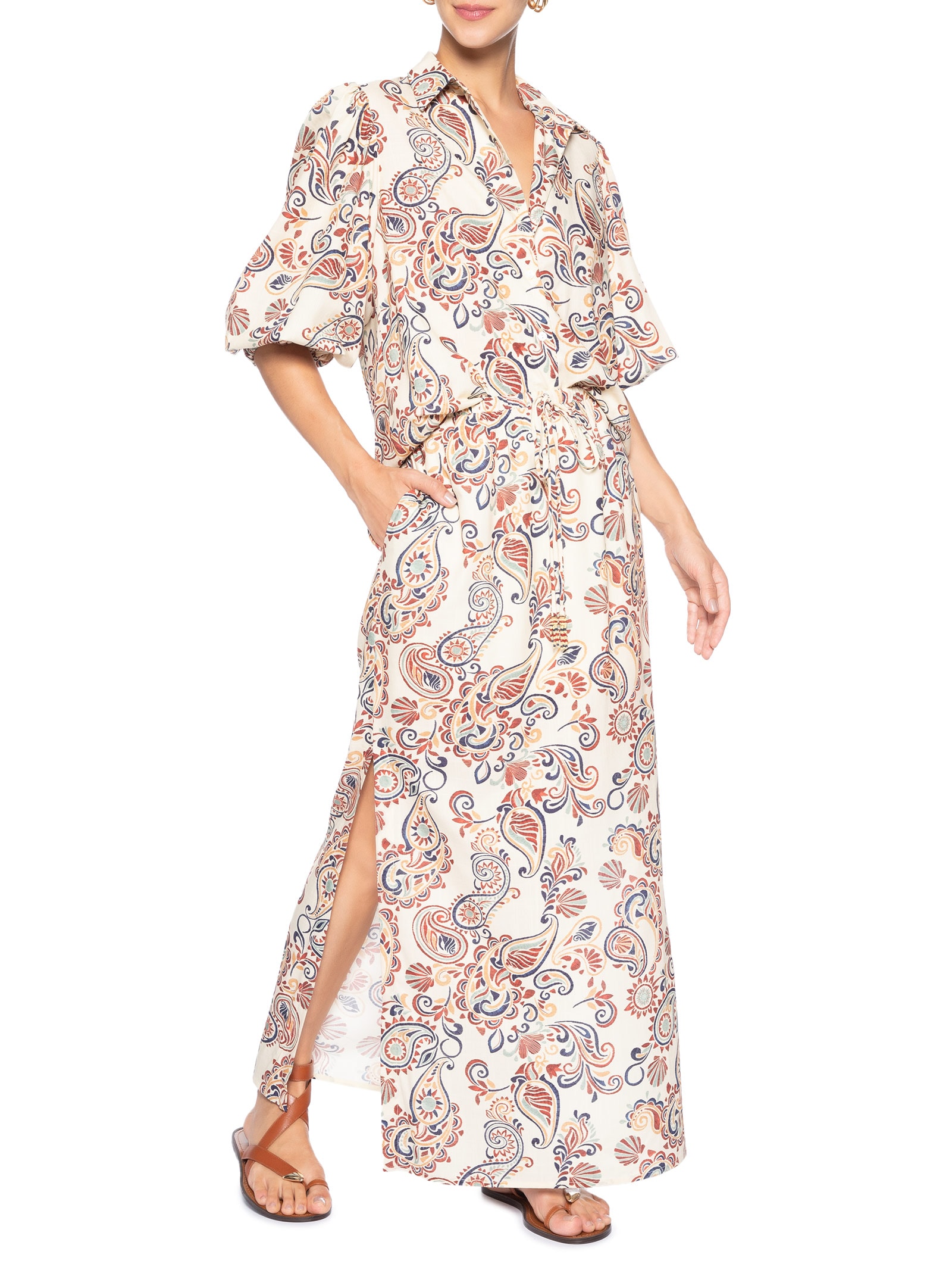 Saia Estampa Verano – Bege Dress To