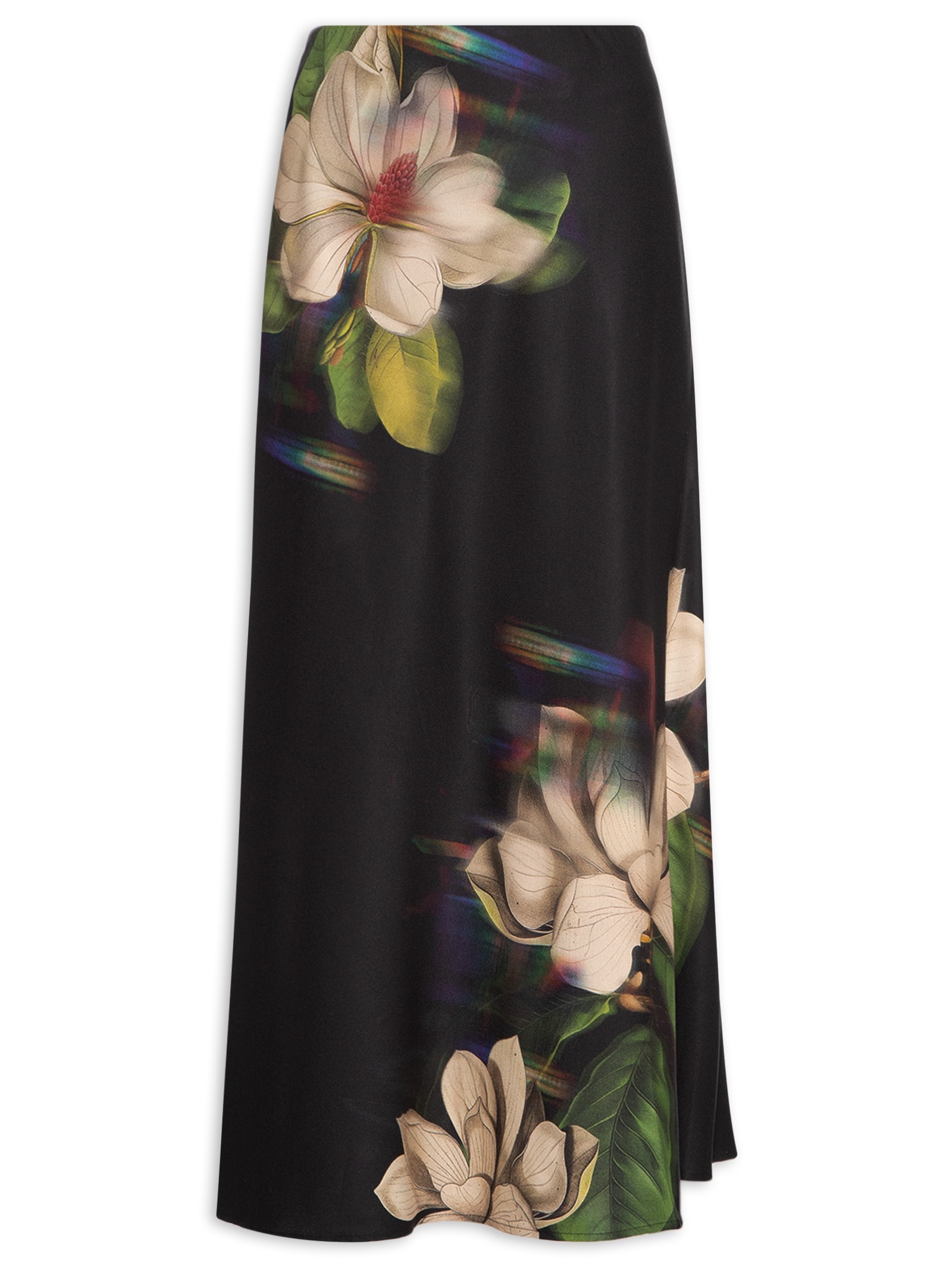 Saia Estampada Lilly Preto Cantão