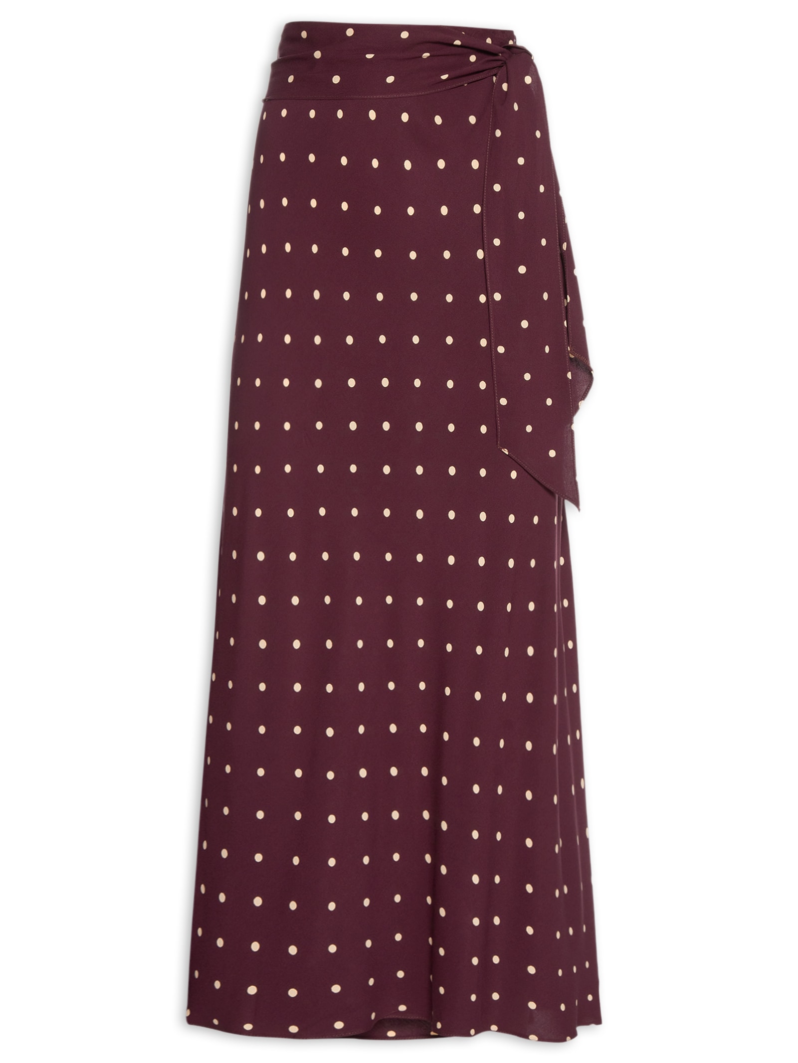 Saia Estampada Noturna Feminina – Marrom Dress To