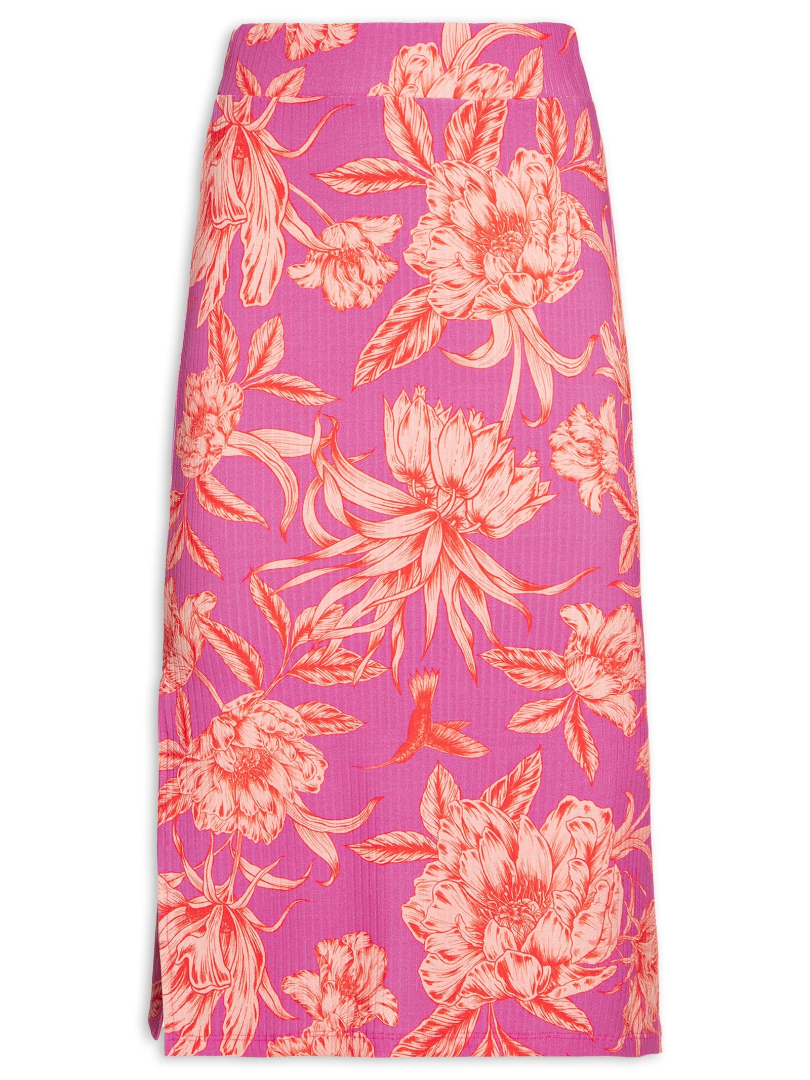 Saia Estampada Rosa Colcci