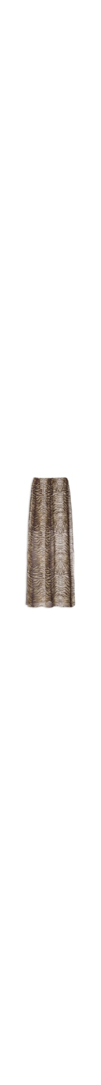 Saia Feminina GGT Estampa Felin - Marrom
