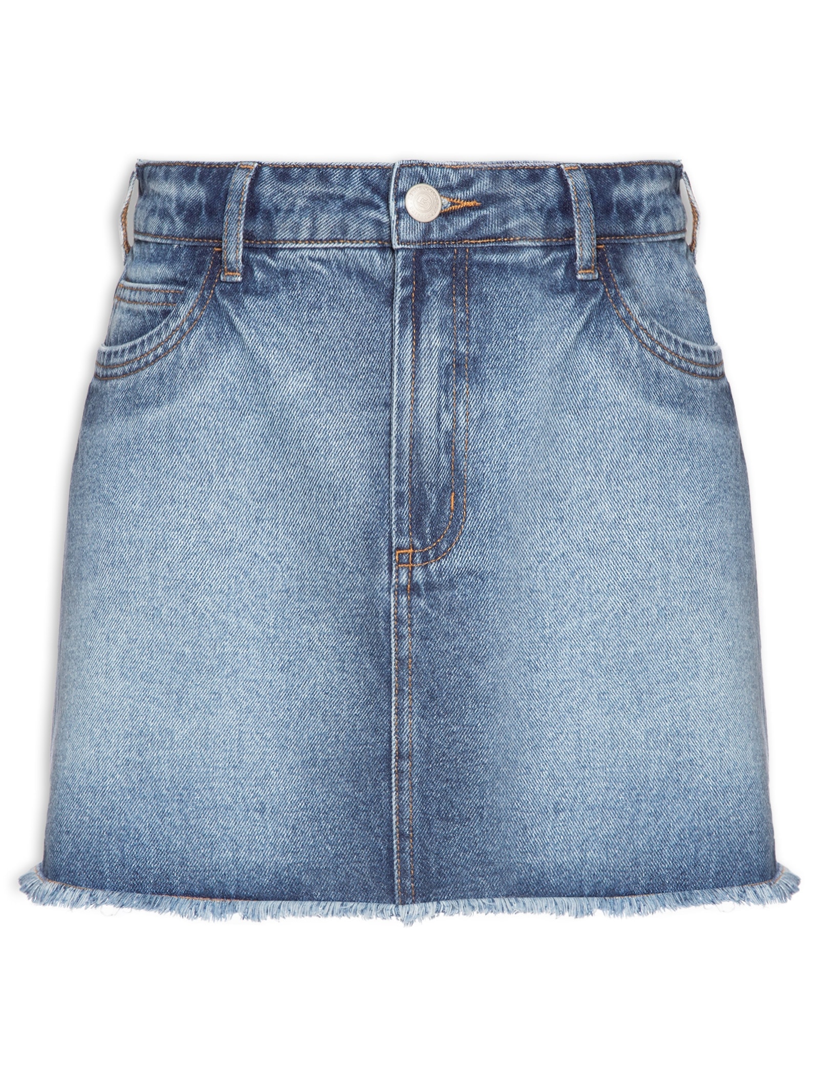 Saia Feminina Jeans Azul Colcci