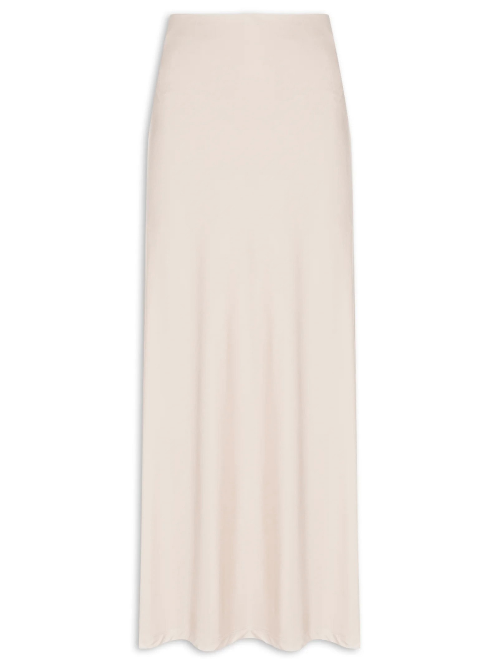 Saia Feminina Longa Evasê Bege '2Essential