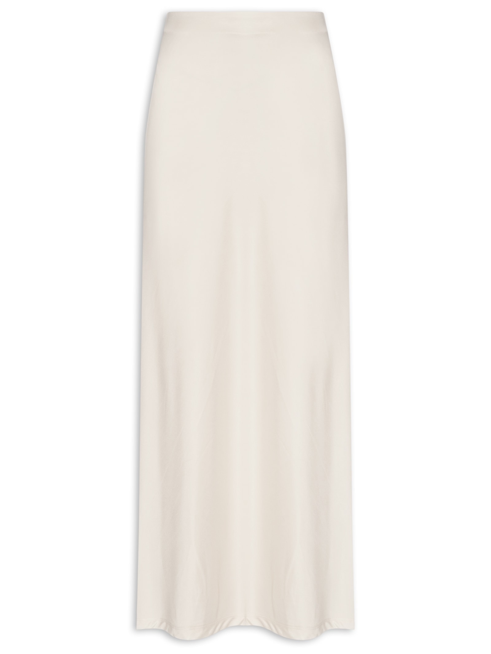 Saia Feminina Longa Evasê Off White '2Essential