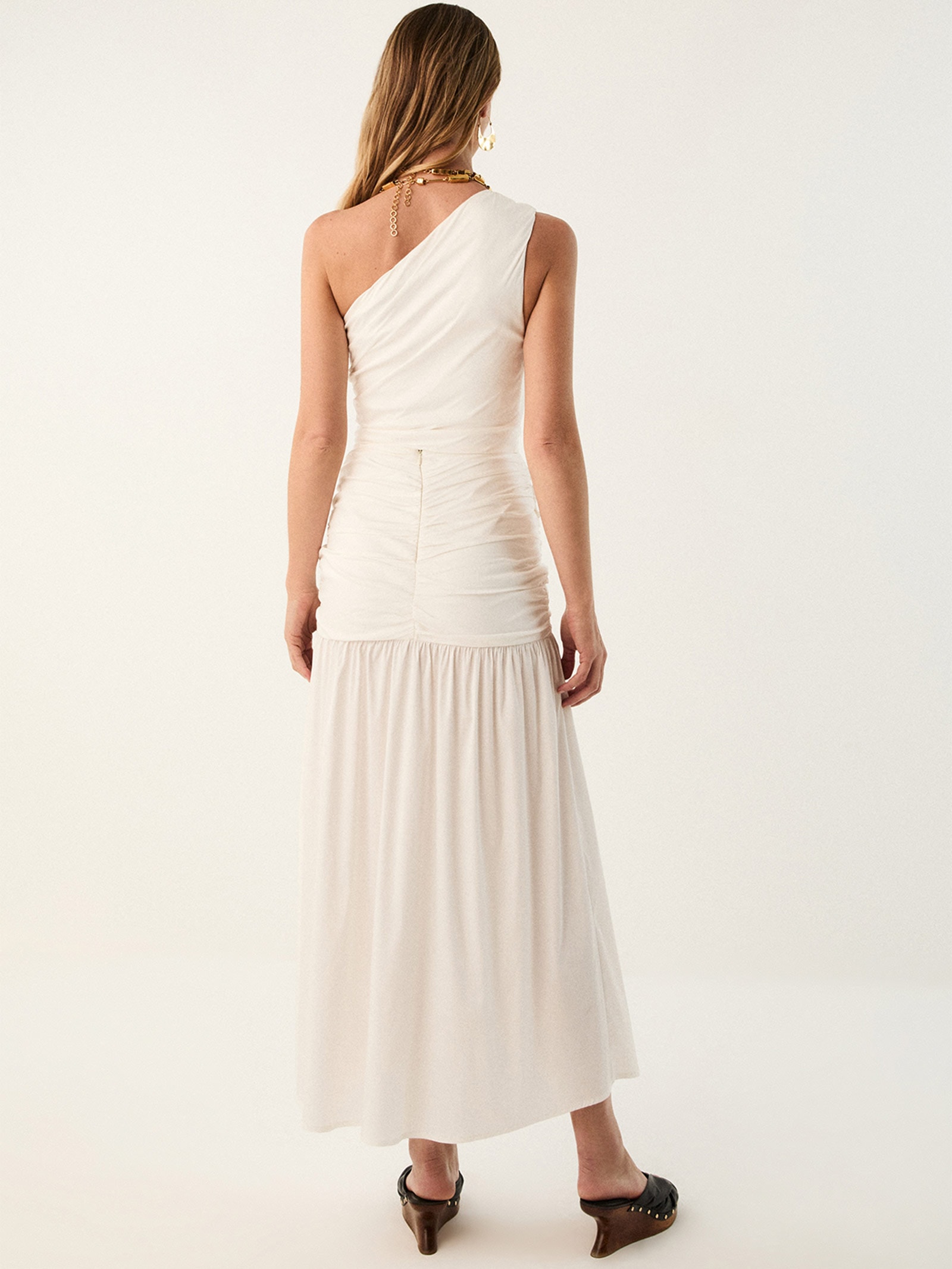 Saia Feminina Longa Zoe Branco Vix