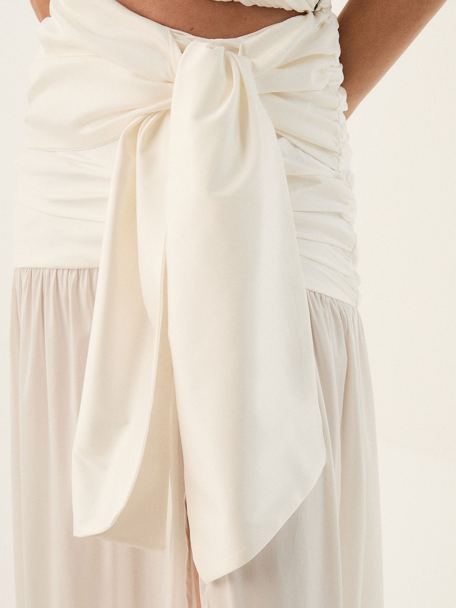 Saia Feminina Longa Zoe Branco Vix