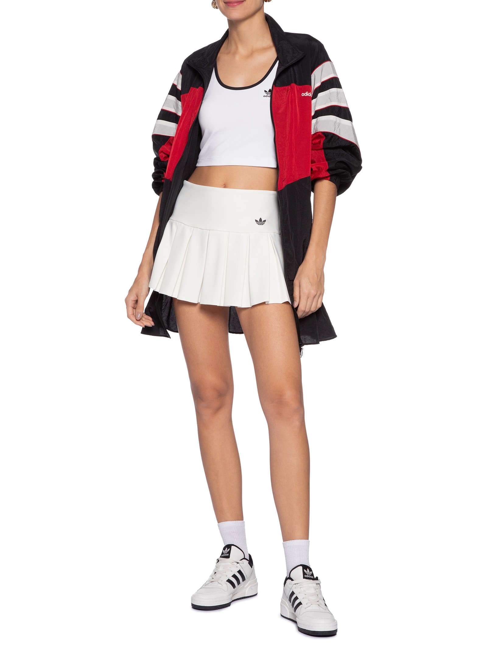 Saia Feminina Low Waist Sport SKT Branco Adidas Originals