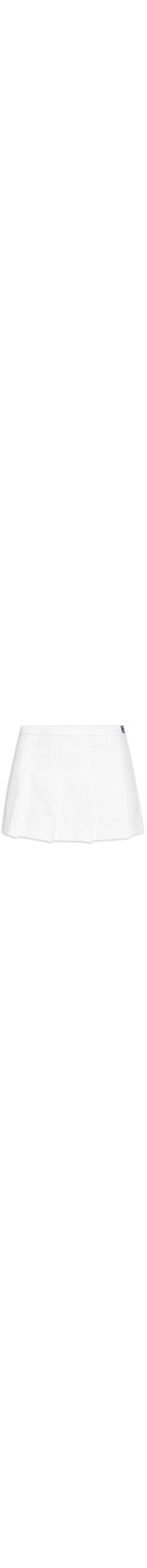 Saia Feminina Pleated Skirt - Branco