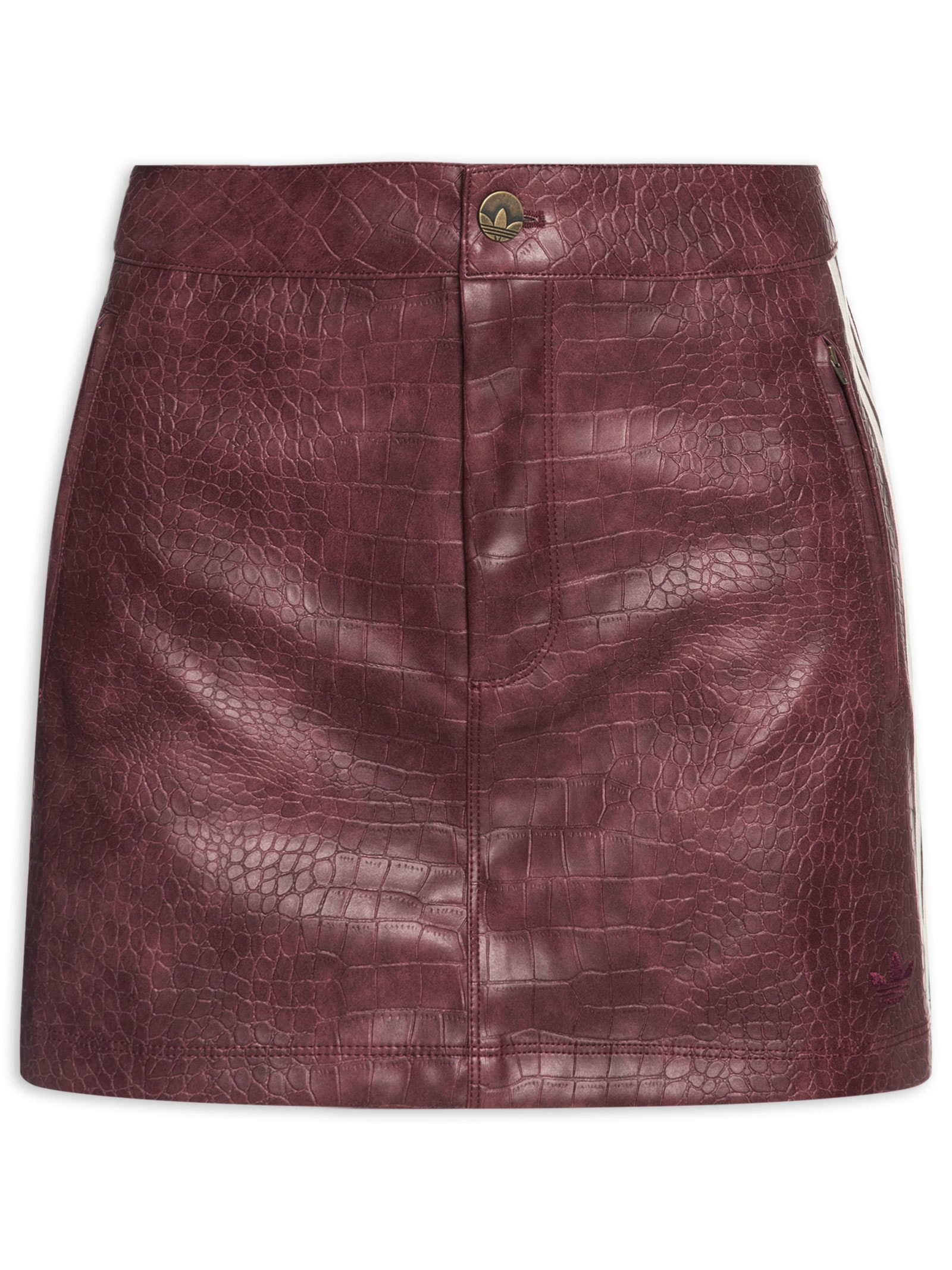 Saia Feminina Pleather Marrom Adidas Originals
