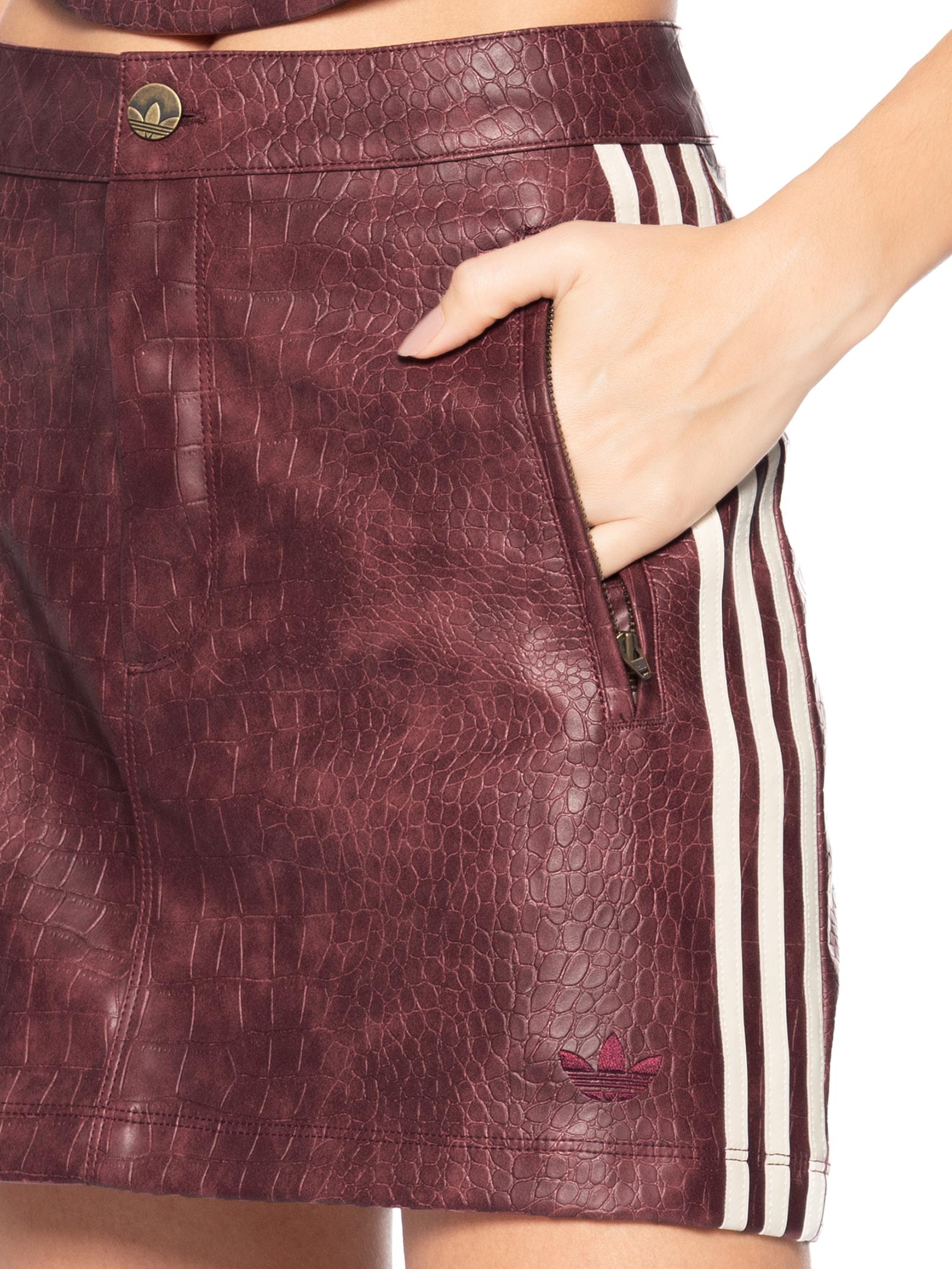 Saia Feminina Pleather – Marrom Adidas Originals