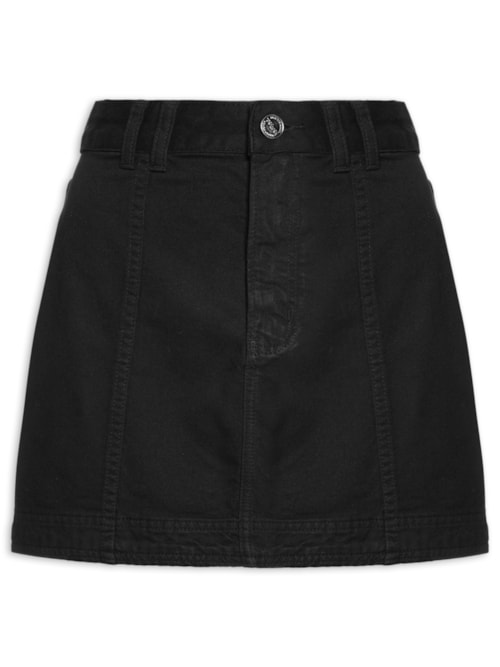 Saia Feminina Sarja Curta – Preto