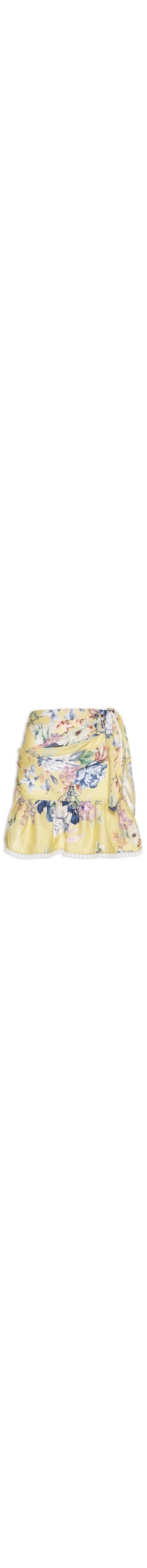 Saia Floral Leni – Amarelo