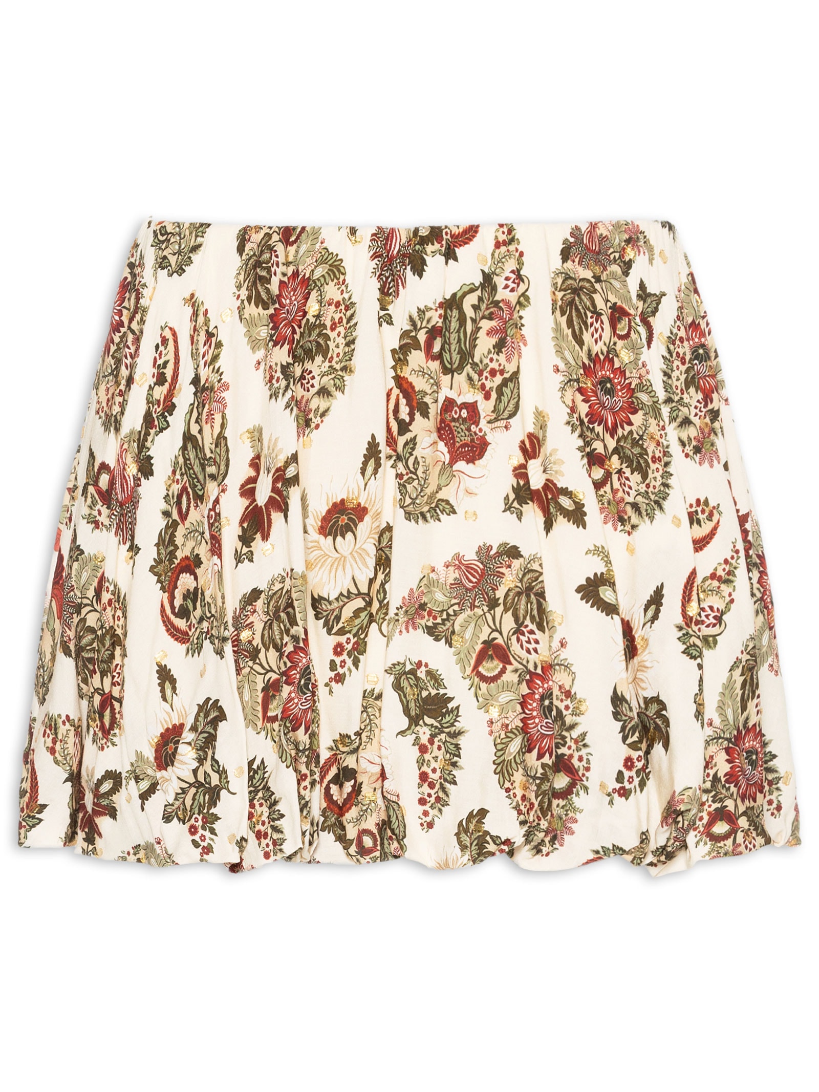 Saia Floral Raiana Amarelo Farm