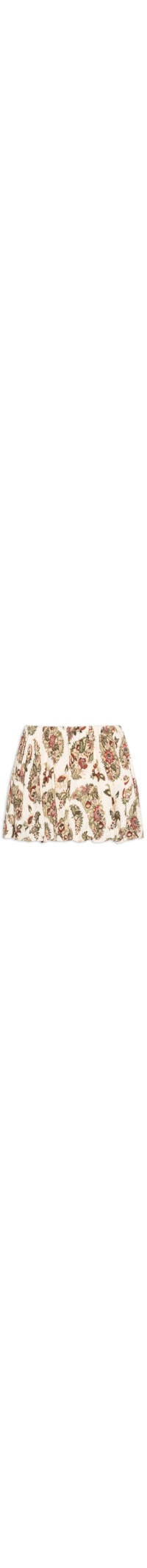 Saia Floral Raiana - Amarelo