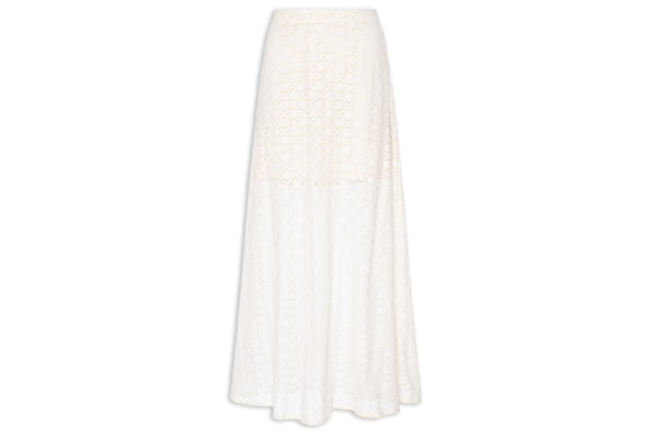 Saia Godê Renda - Branco