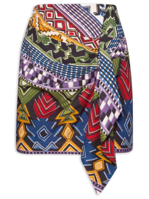 Saia Gráfico de Cor – Vermelho