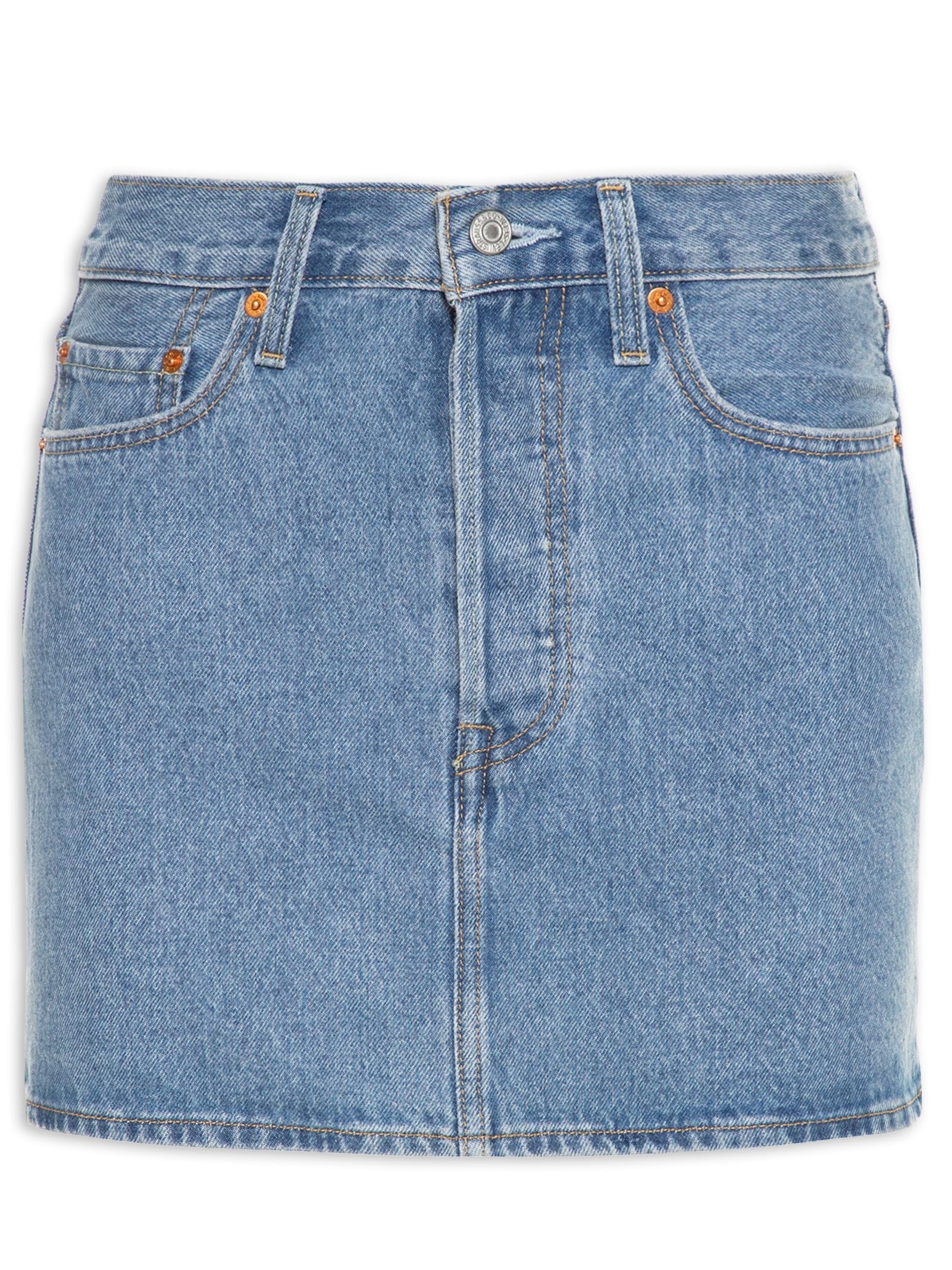 Saia Icon Jeans Azul Levi's