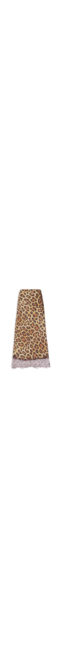 Saia Jacquard Estampada - Animal Print