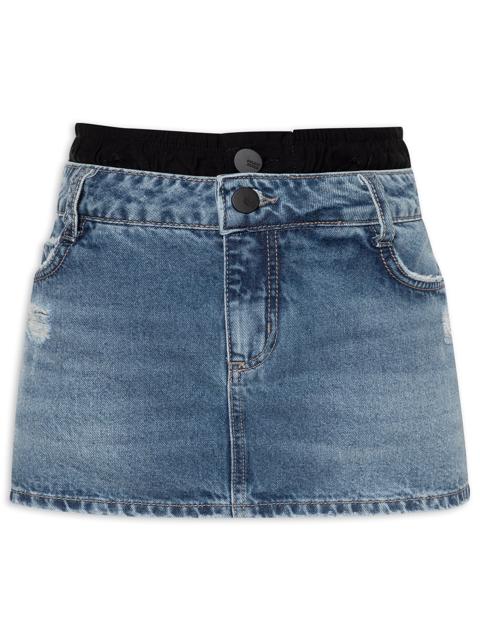 Saia Jeans Azul Colcci