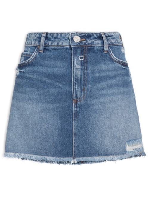 Saia Jeans - Azul