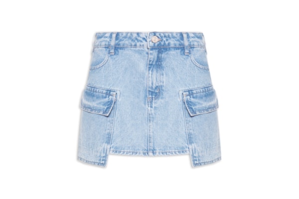 Saia Jeans - Azul