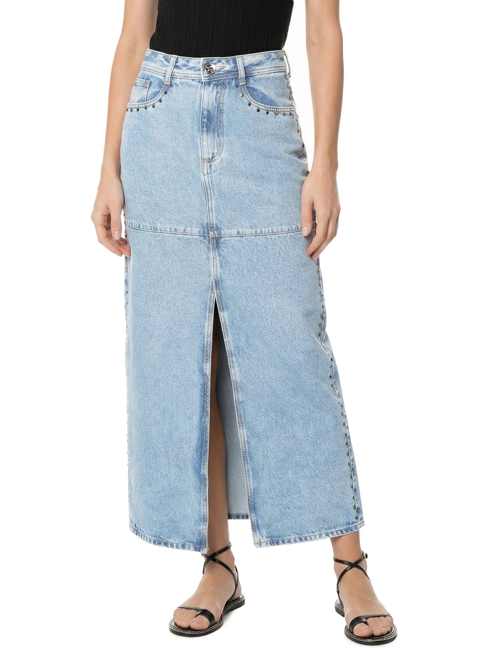 Saia Jeans Azul Lez A Lez