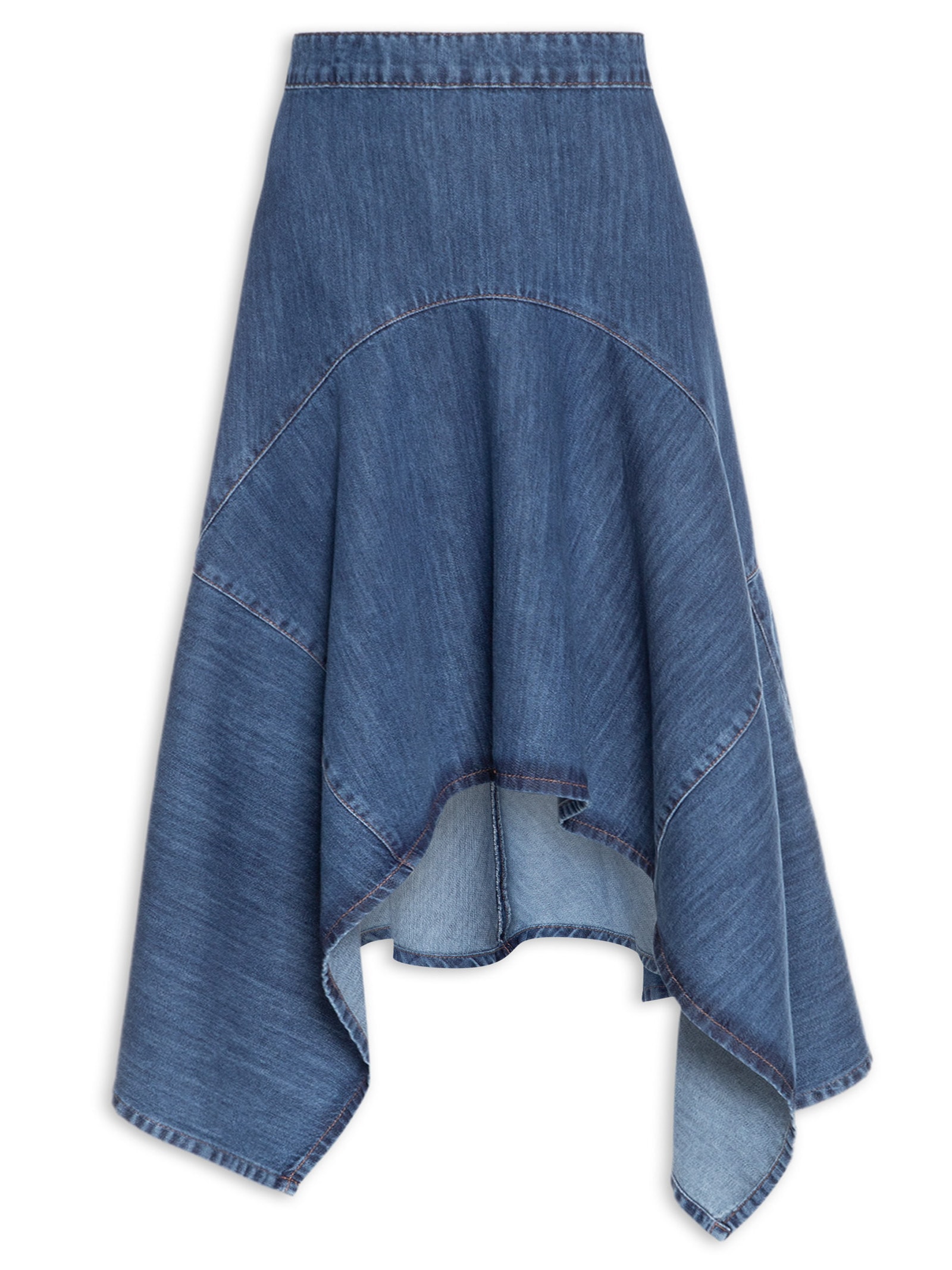 Saia Jeans Azul Colcci