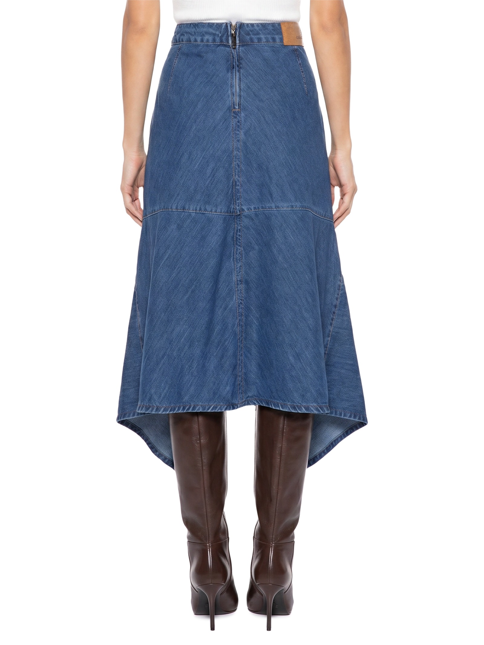 Saia Jeans Azul Colcci