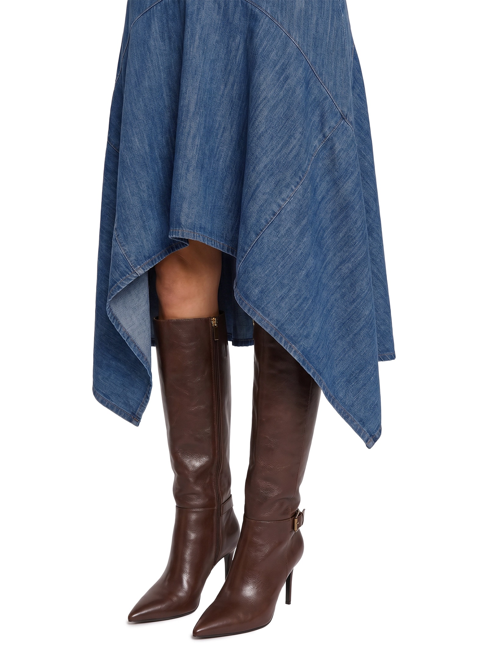 Saia Jeans Azul Colcci
