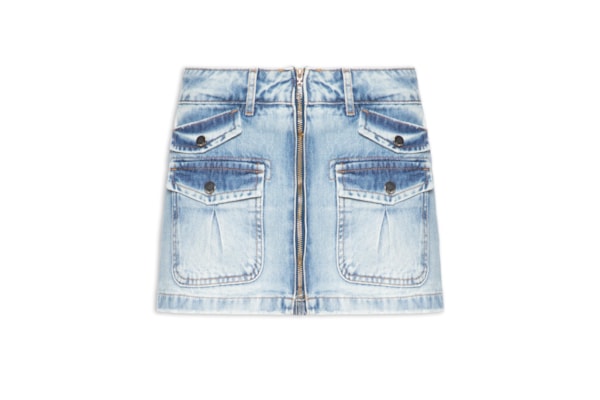 Saia Jeans - Azul