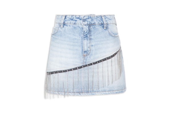 Saia Jeans - Azul