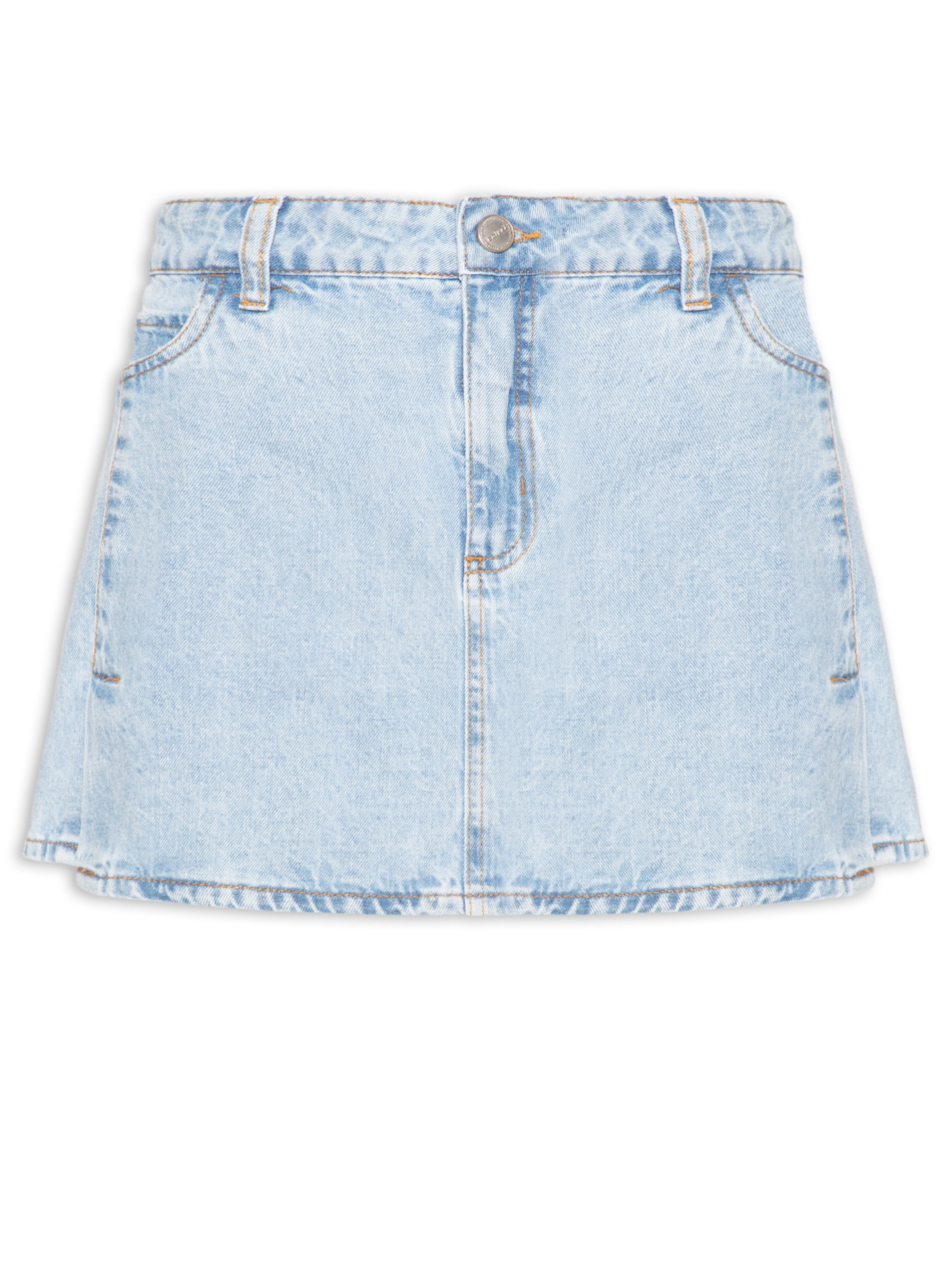 Saia Jeans Azul Colcci