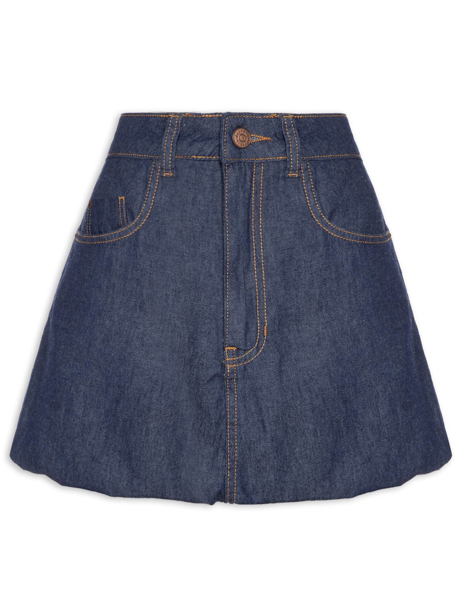 Saia Jeans Balonê Azul Dress To