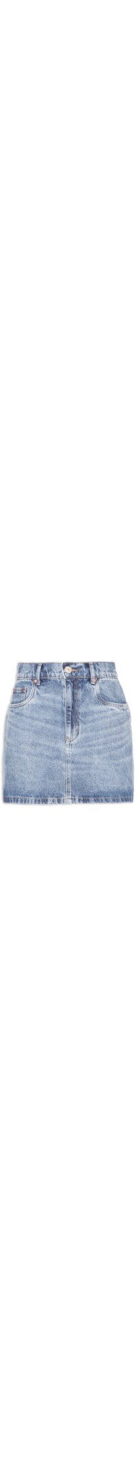 Saia Jeans Box Dirty - Azul
