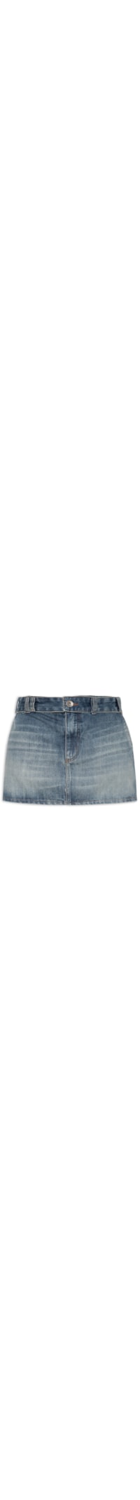 Saia Jeans Bruna Low - Azul