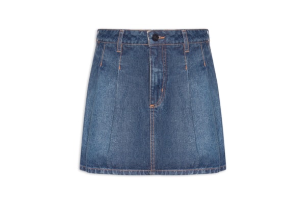 Saia Jeans Cancun - Azul