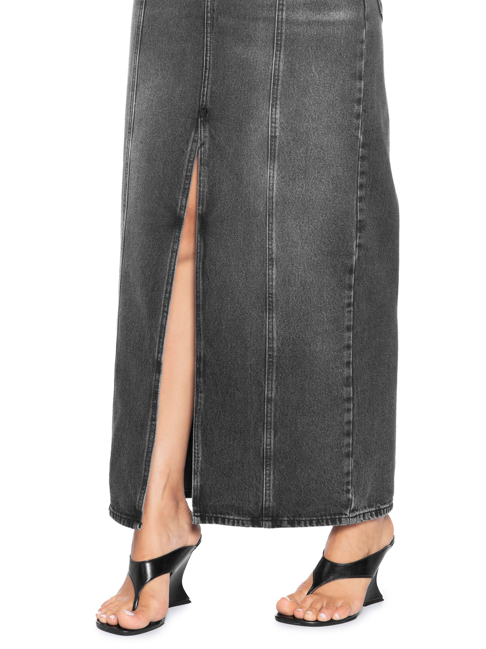 Saia Jeans Cancun Preto Colcci Jeans