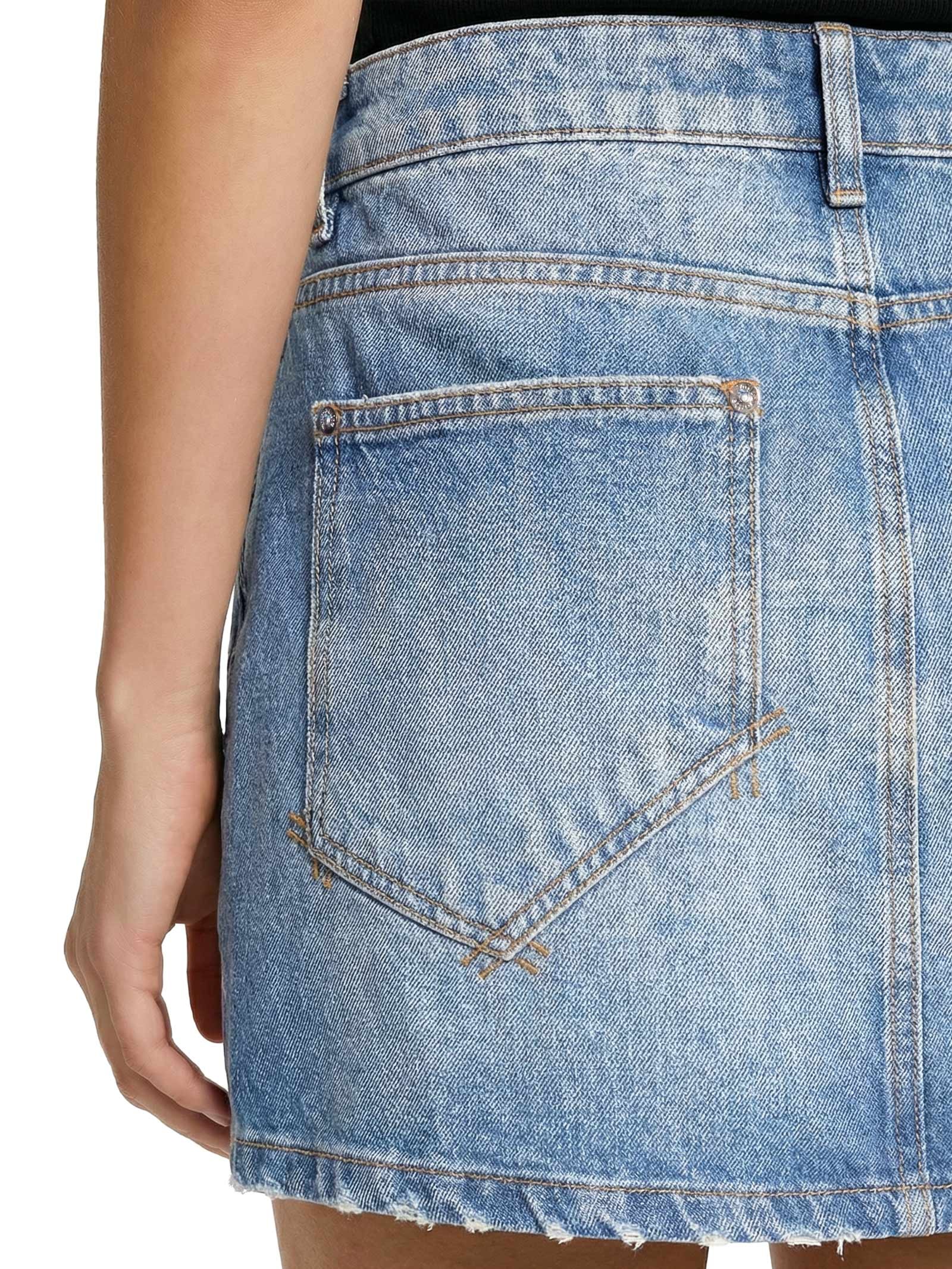 Saia Jeans Cintura Média Azul My Favorite