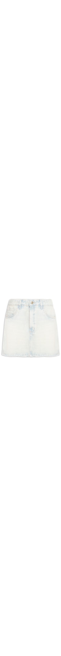 Saia Jeans Cintura Média - Azul
