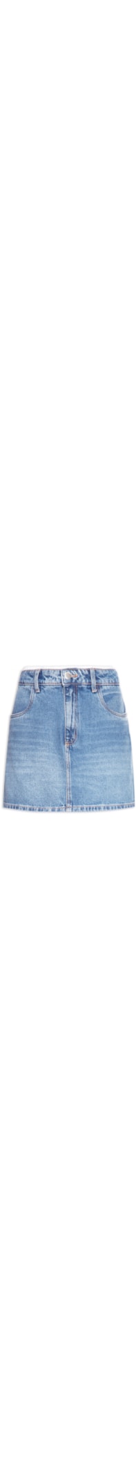 Saia Jeans Curta High - Azul