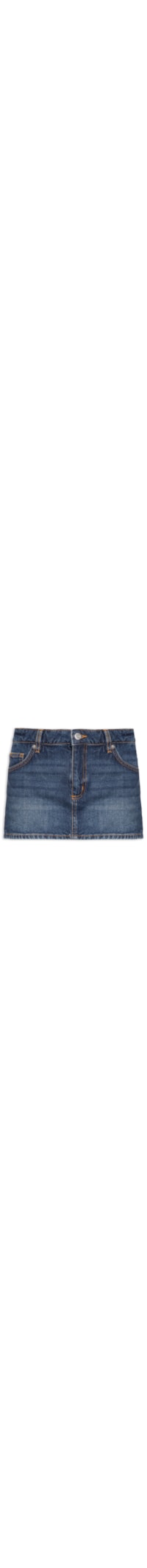 Saia Jeans Curta Original Denim Skort - Azul